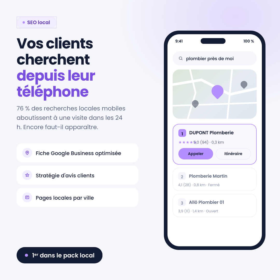 Référencement seo 1 Recherche mobile